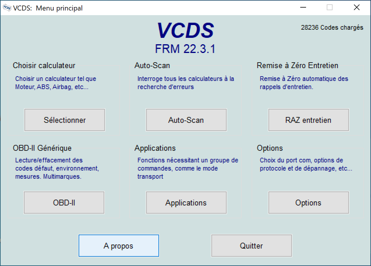 Le logiciel VCDS